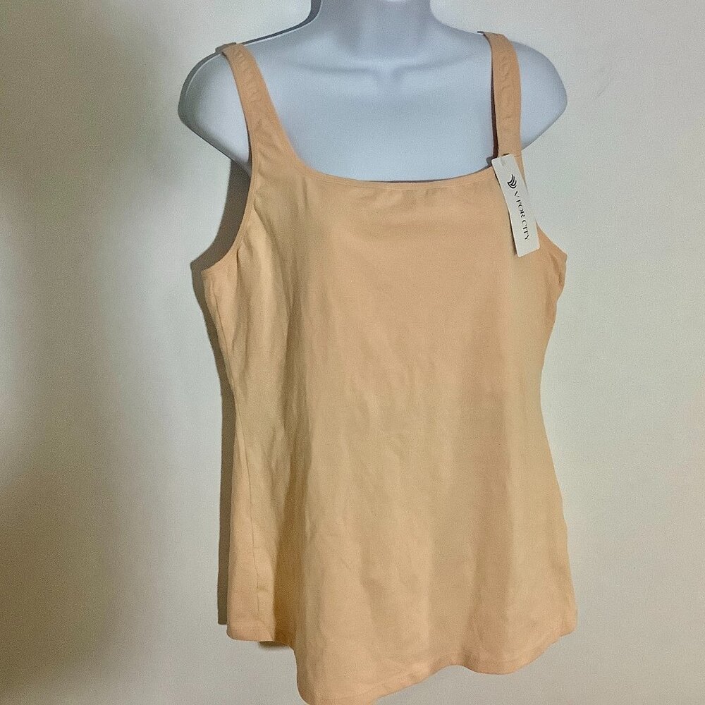 Camisole  Pink XL Cotton/Spandex. NWT